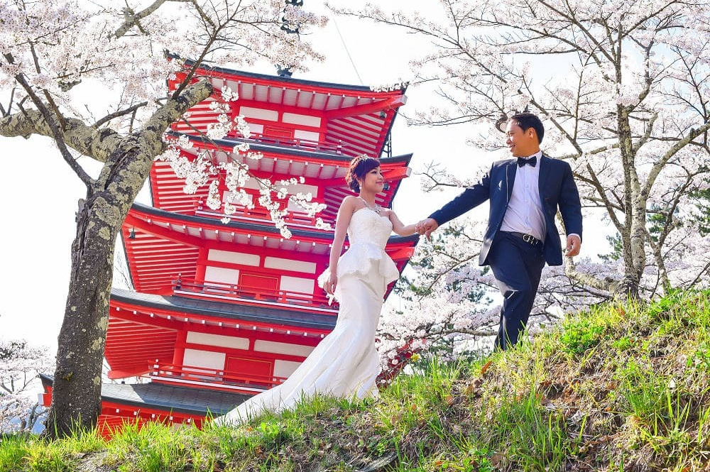 富士山結婚照外拍攝