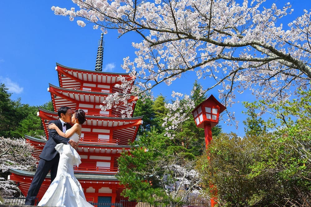 富士浅間神社結婚照外拍