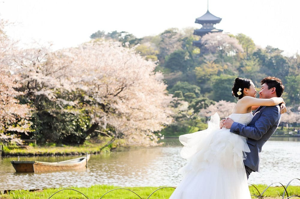 日本的婚紗照